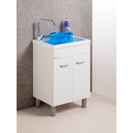 Lavatoio con mobile due ante 60x60 cm Lemon