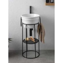 High metal washbasin structure Bacile Midi