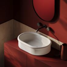 Oval countertop washbasin cm 60x40 Brera