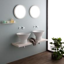 Round countertop washbasin cm  Ø42 x h30 Megafono