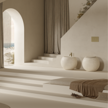 Back To wall Wc vertical white drain Sfera