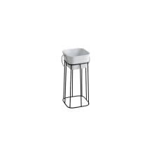 High metal washbasin cabinet Bacile Cubo