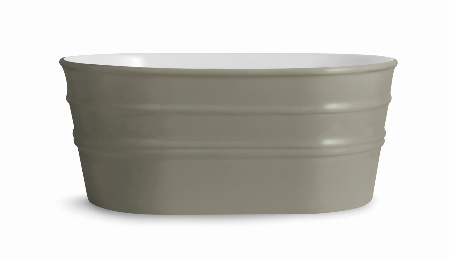 Lavabo Ovale Appoggio/Sospeso cm 60x40 Tinozza