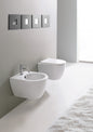 coppia sanitari sospesi clean flush Moon Mini Scarabeo