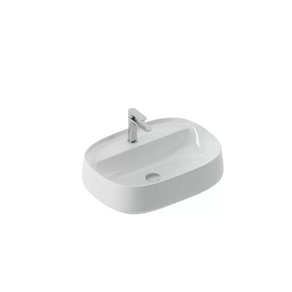 Lavabo Appoggio Ovale Monoforo cm 60x45 Whisky