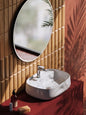 Lavabo Appoggio Ovale Monoforo cm 60x45 Whisky