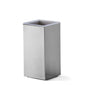 Bicchiere Porta Spazzolini da appoggio Metal Quadra Cromo