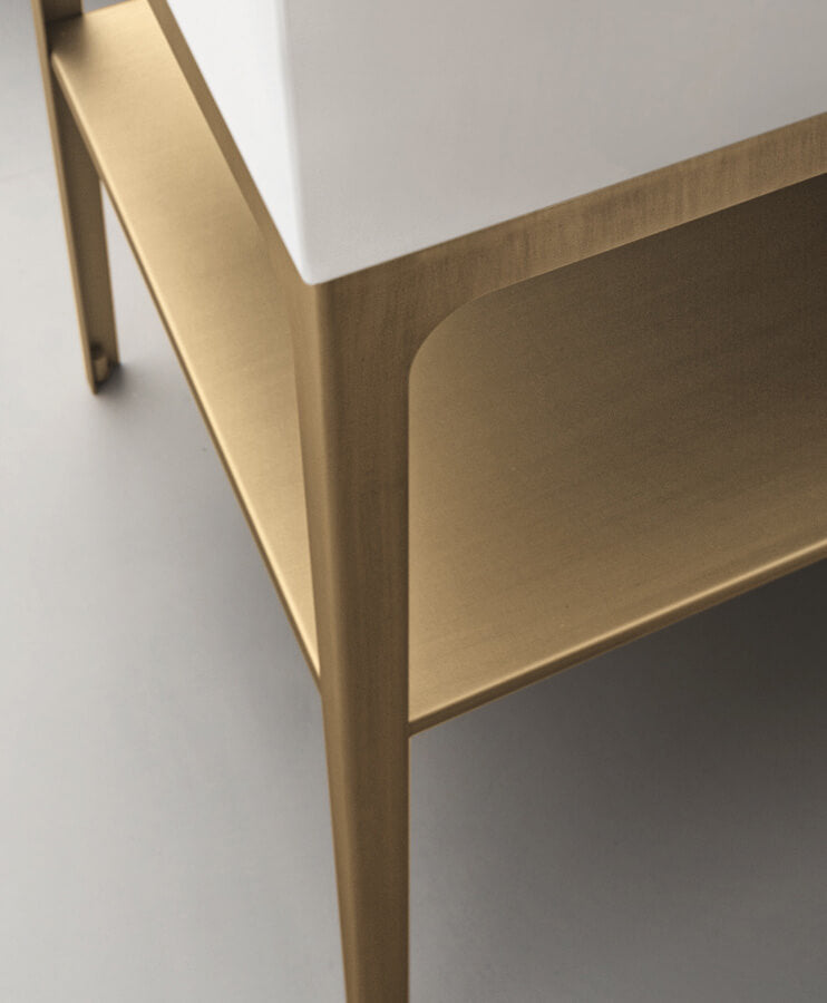 Composizione bagno Camaleo 6 colore Bronzo Satinato