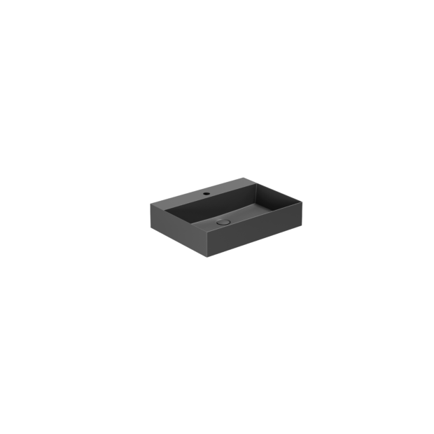 Lavabo appoggio/sospeso monoforo cm 50x45 Elegance Squared