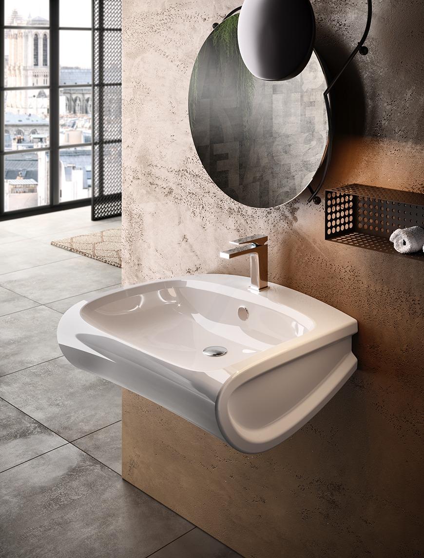 Lavabo Sospeso 65x55 cm Hi-Line