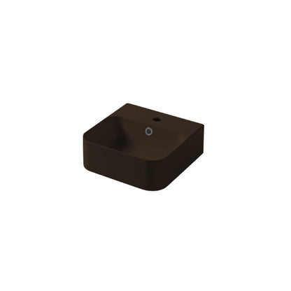 Lavabo Parete/Appoggio cm 35x35 Slim