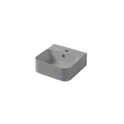 Lavabo Parete/Appoggio cm 35x35 Slim