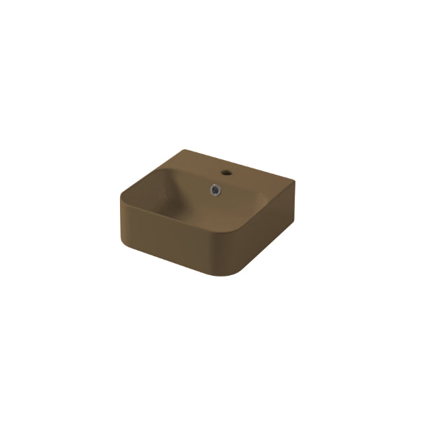 Lavabo Parete/Appoggio cm 35x35 Slim
