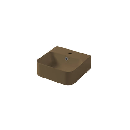 Lavabo Parete/Appoggio cm 35x35 Slim
