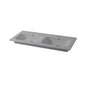 Consolle Doppiavasca da incasso cm 121x46 Qubo Square 46
