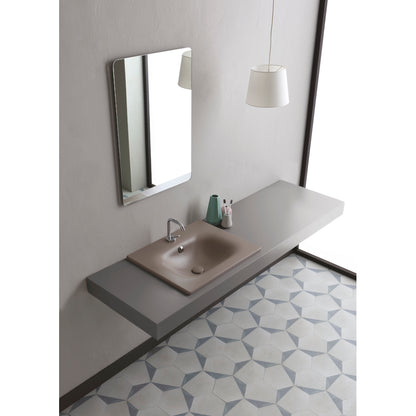 Lavabo da incasso 71x46x h 16,8 cm Soft
