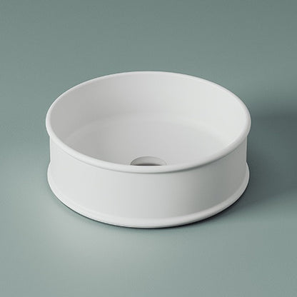 Composizione lavabo su struttura Vogue con griglia bianco opaco