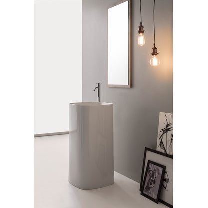 Lavabo a terra da appoggio Moon