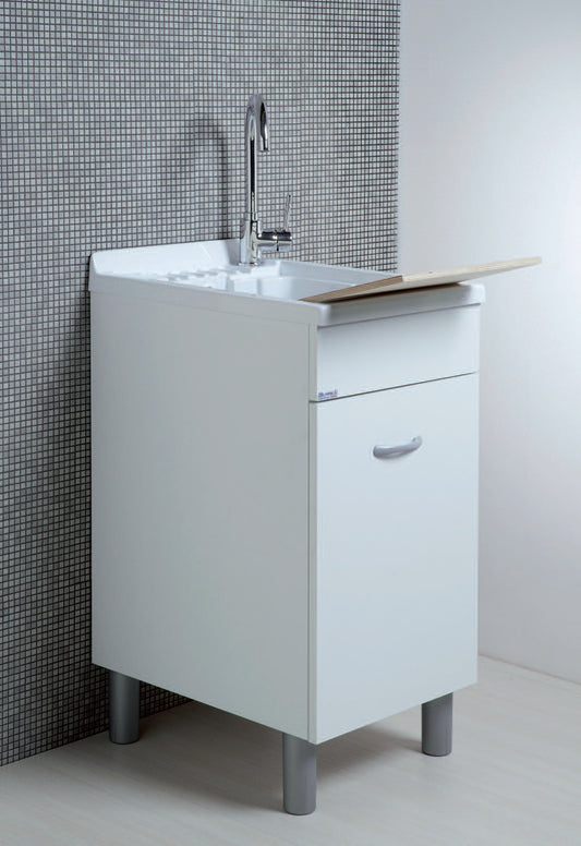 Lavatoio con mobile 45x60 Sirena e vasca ABS
