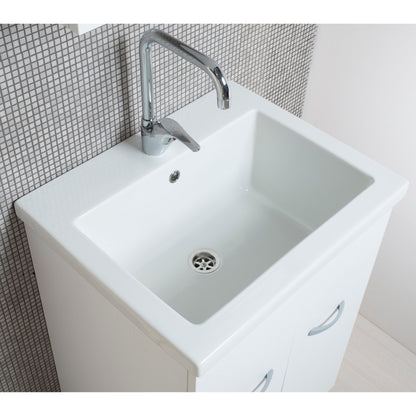 Lavatoio Sabbia 60x50 con vasca in mineralmarmo