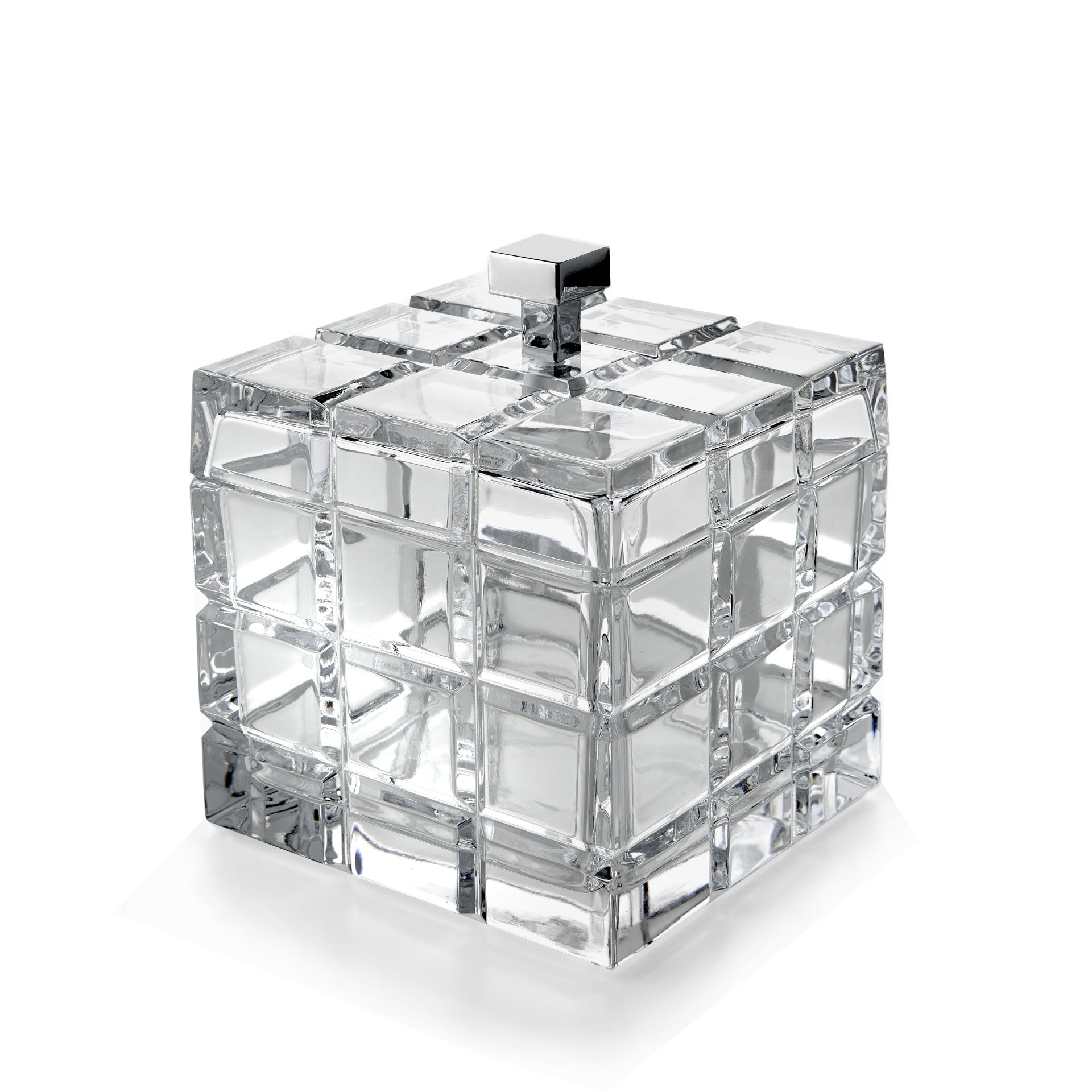 scatola porta cotone con coperchio cristallo Crystal Palace 3SC