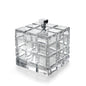 scatola porta cotone con coperchio cristallo Crystal Palace 3SC