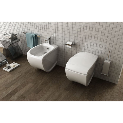Coppia Sanitari Vaso e Bidet Terra Hi-Line