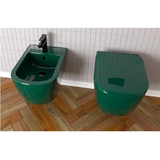 Coppia sanitari filomuro senza brida Faster
