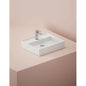 Lavabo sospeso/appoggio cm 55x48 Scalino