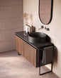 Specchio da bagno ovale 50x90 cm con cornice Look Ring