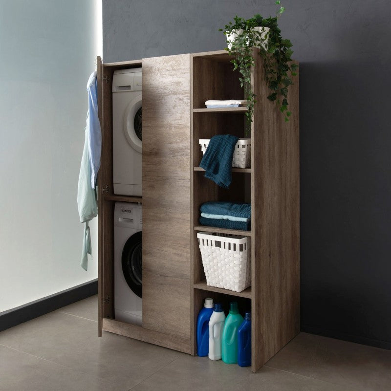 Colonna lavatrice/asciugatrice Unika H174 P60 con Ante